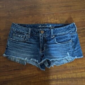 American Eagle Outfitters Dark Blue Jean Shorts